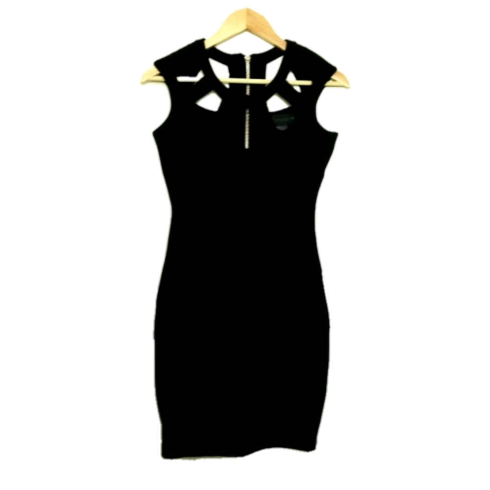 Little Black Keyhole Dress